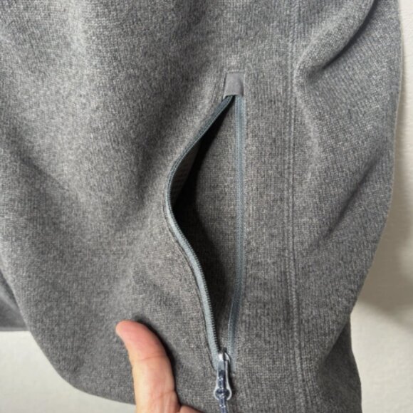 Vineyard Vines Kansas City Chiefs Fleece Full-Zip Men’s Sweater Vest XL Gray - Picture 6 of 14